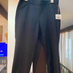 NWT Rafaella Black Pants 14 Comfort Capri!